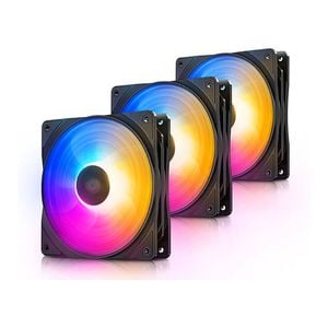 Deepcool RF120 FS LED Fan 120mm ( 3-Pack) [DP-FLED3-RF120FS-3P]