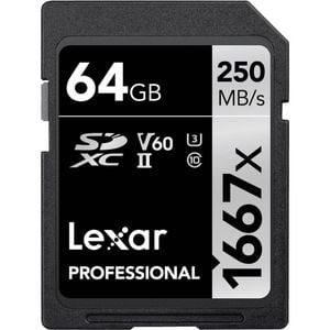 Lexar Professional 1667x Sdxc Uhs-ii Sd Card - 64gb