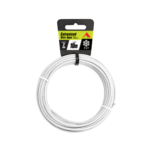 Pinnacle 2mm x 10m Galvanised PVC Coated Wire Rope