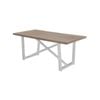 HomeStar Havana Rectangular Wooden Dining Table 180cm - White