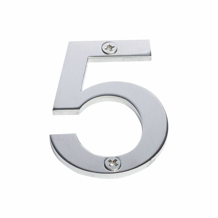Sandleford 60mm Stainless Steel Numeral 5