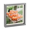 Nicola Spring Acrylic 3D Box Photo Frame with 8" x 8" Mount - 10" x 10"  - Grey