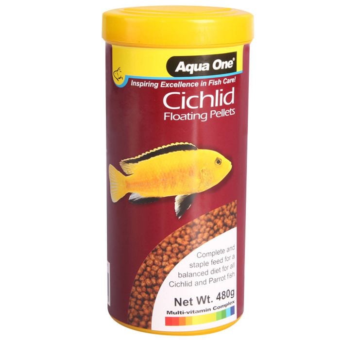 Aqua One Cichlid Floating Pellets 480g (11543)