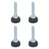 Richmond 25mm x M8 Fixed Nylon Knob Levelling Foot - 4 Pack