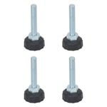 Richmond 25mm x M8 Fixed Nylon Knob Levelling Foot - 4 Pack