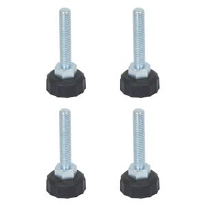 Richmond 25mm x M8 Fixed Nylon Knob Levelling Foot - 4 Pack