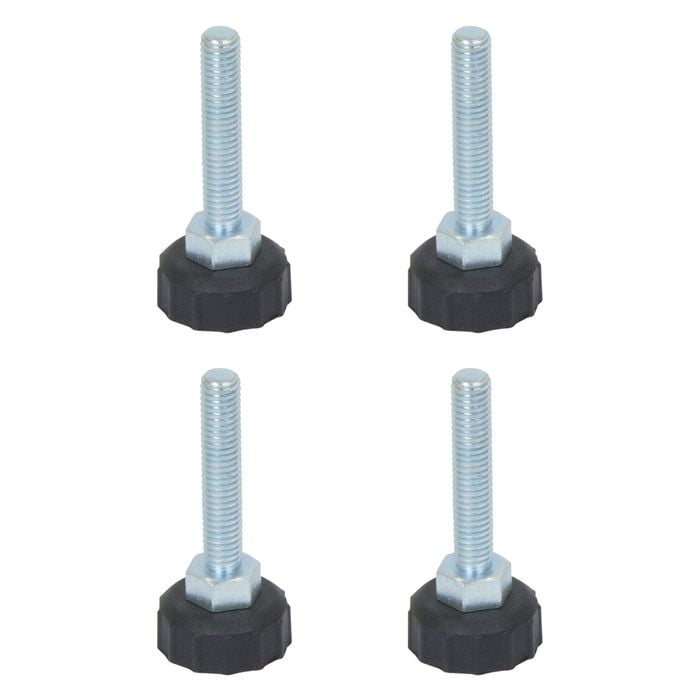 Richmond 25mm x M8 Fixed Nylon Knob Levelling Foot - 4 Pack