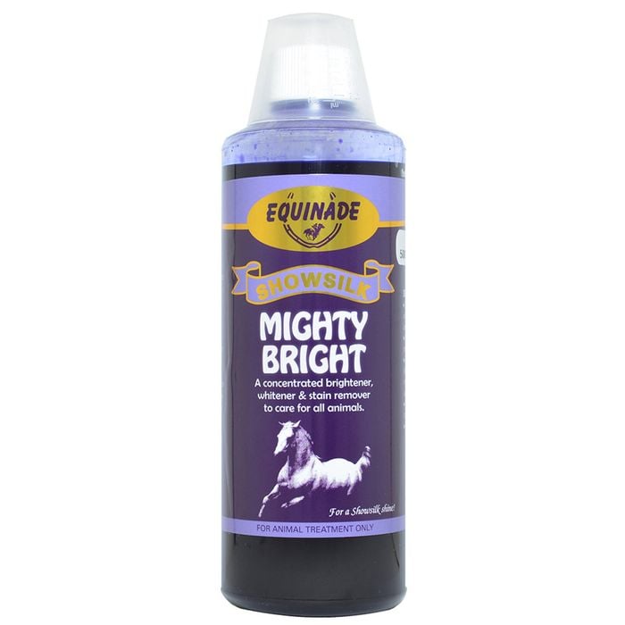 Equinade Showsilk Mighty Bright Horse Coat Whitener & Stain Remover 500ml