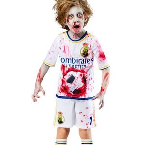 Rottenaldo Boys Soccer Player Zombie Halloween Costume - 5-6