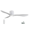 Shinzo 52" (1320mm) DC Smart Ceiling Fan with LED Light and Remote Control | White