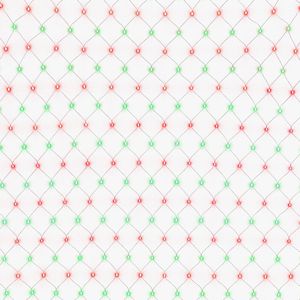 Jingle Jollys Christmas Lights 6x4m Christmas Net Lights 1000LED Red Green Festive Lighting