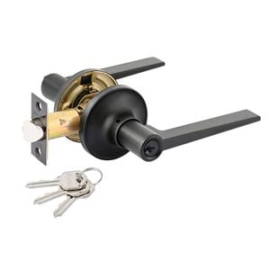 Ikonic Black Matte Orbis Entry Lever Set