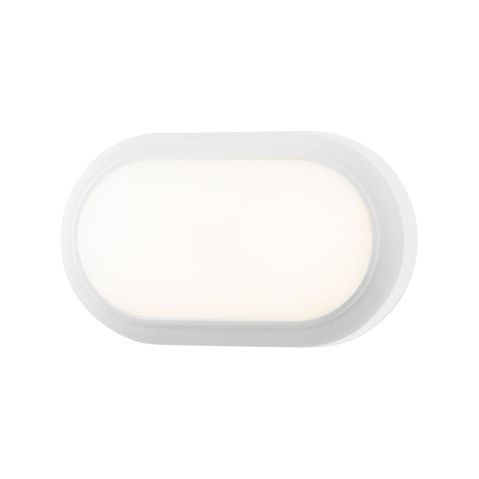 Arlec 15W White Oval LED Bunker Light