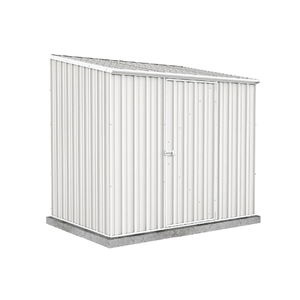 Absco Sheds  2.26 x 1.52 x 2.08m Surfmist Space Saver Single Door Garden Shed