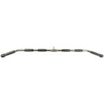 Rubber Wide Lat Pulldown Bar 120cm Cable Attachment