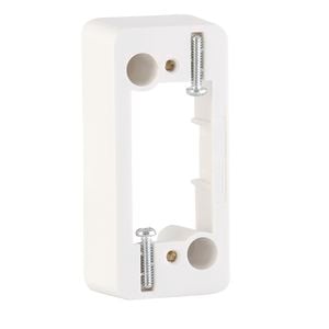 Deta Mounting Block Architrave Switch 26mm White