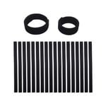 CordTech 200mm Reusable Cable Tie - 20 Pack