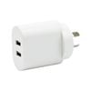 Click 2.4A Dual USB Wall Charger