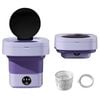 Catzon Portable Washing Machine 6.5L Foldable Spin Dryer Combo-Purple