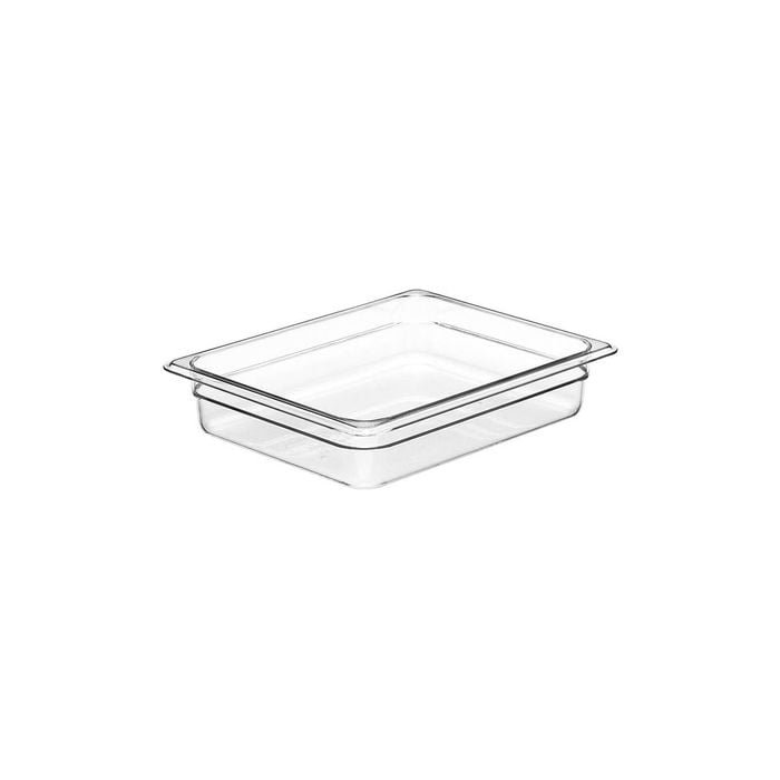Cambro 1/2 Size Food Pan Polycarbonate Clear 325x530x65mm / 3.9Lt
