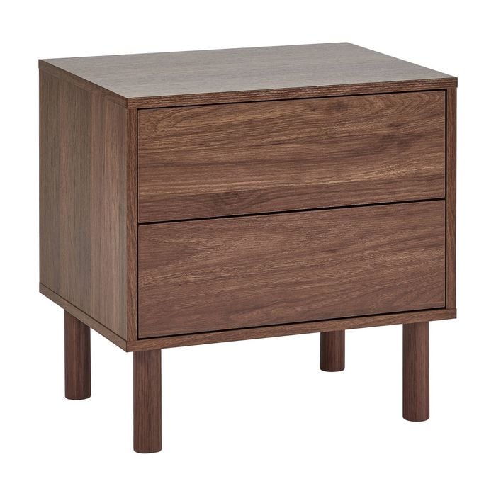 Cooper & Co. Norquay 50cm Bedside Table Walnut