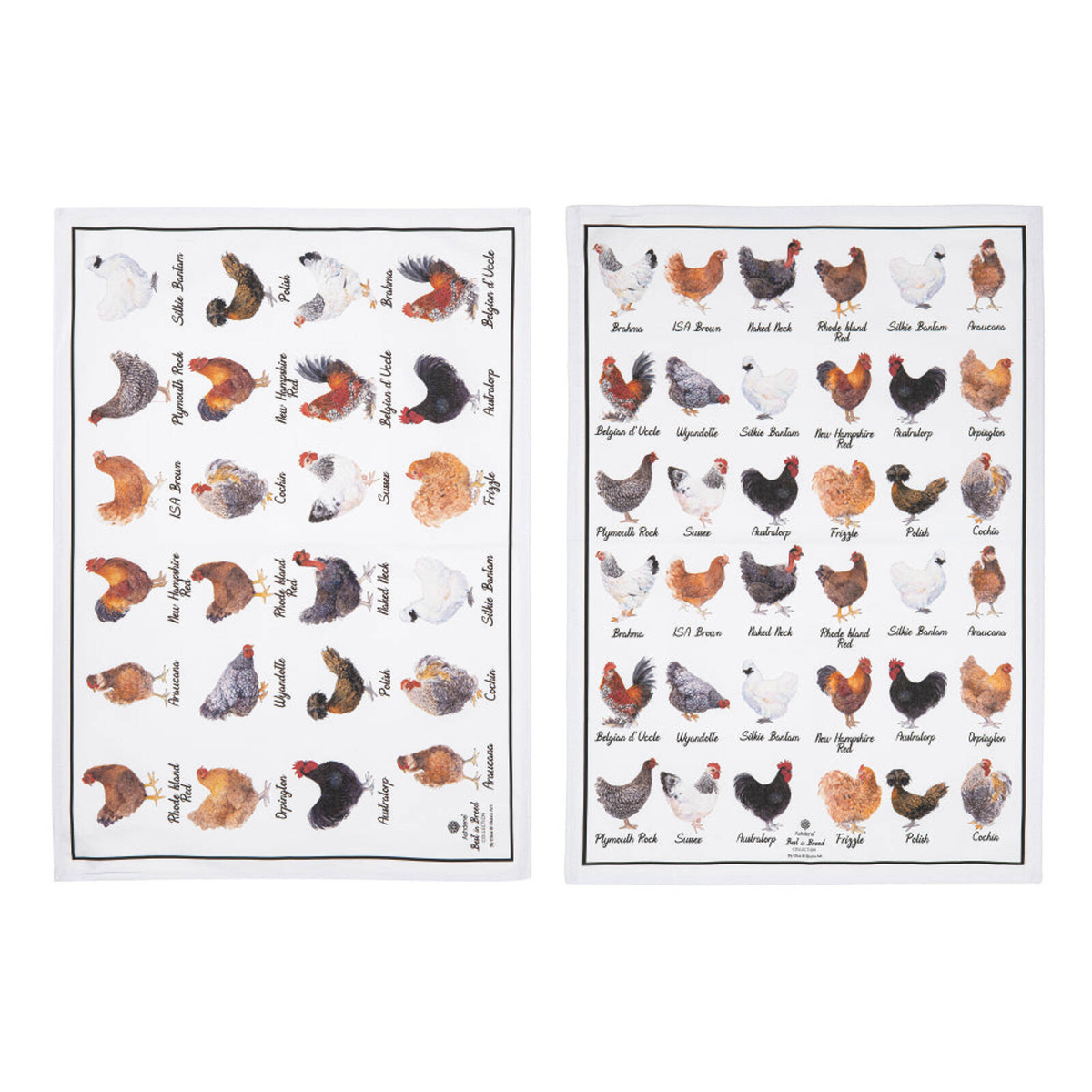 Ashdene Best Breed Chicken Set Of 2 Kitchen Towels - Bunnings Australia