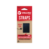 VELCRO Brand ECO Straps 9.5mm x 12.7cm Black Ties - 6 Pack