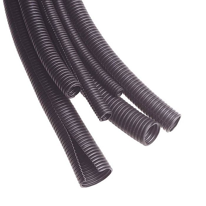 Narva 13mm Black Corrugated Split Sleeve Tubing - 3m