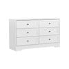 Artiss Chest of 6 Drawers White