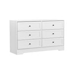 Artiss Chest of 6 Drawers White