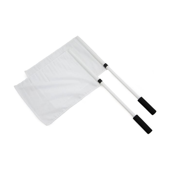 2pc Victor Sports AFL Goal Umpire Flags With PVC Poles & Carry Bag