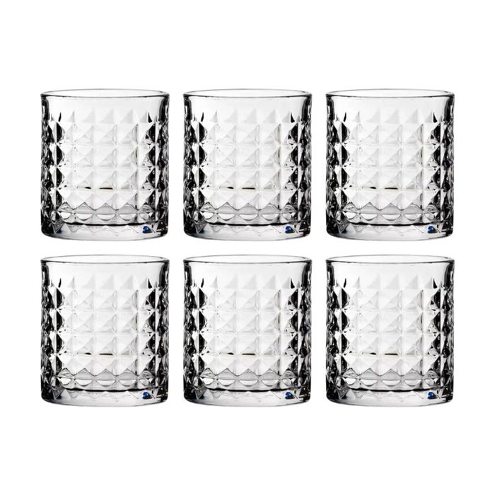 6PK Crown Glassware Sydney Tumbler 330mL Clear Glass Drinkware