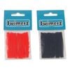 Swimerz Assist Hook Sleeves, 2mm Shrink Tube, Black & Red, 50mml. Qty 30.