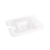 Vogue Gastronorm Notched Lid Clear Polycarbonate 1/6 Size 176x162mm Commercial Kitchen Food Storage