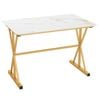 Costway Dining Table Rectangular Kitchen Cafe Table