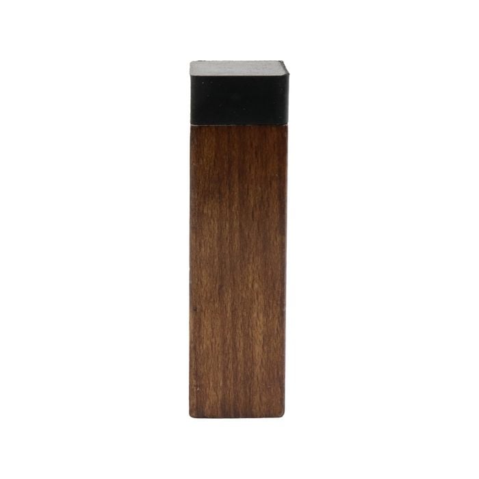 Adoored 72mm Medium Stain Rectangular Timber Door Stop - Medium Stain