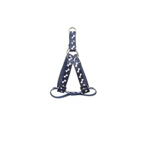 Happy Tails Small Bone Print Dog Harness