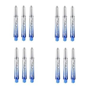 12pc Target Pro Vision Shaft/dart/throw Stem Replacement Accessory Medium Blue