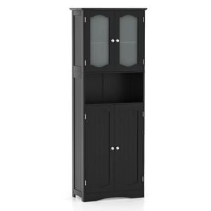 Costway 164cm Sideboard Buffet Kitchen Pantry Storage Cabinet