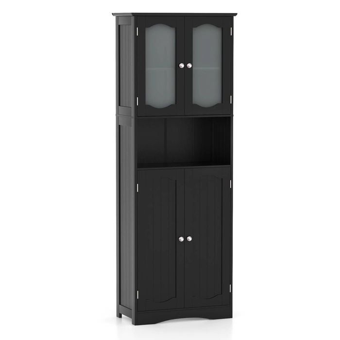 Costway 164cm Sideboard Buffet Kitchen Pantry Storage Cabinet
