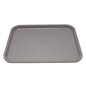 Olympia Kristallon Foodservice Tray Polypropylene Grey 275x353mm Commercial Kitchen Serving Tray