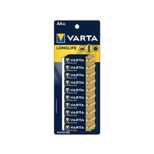 Varta AA Alkaline Batteries - 30 Pack