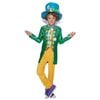 Disney Alice in Wonderland Mad Hatter Kids Halloween Costume – Jacket Top, Trousers &amp; Hat, Multi Colour, 9-10 Years