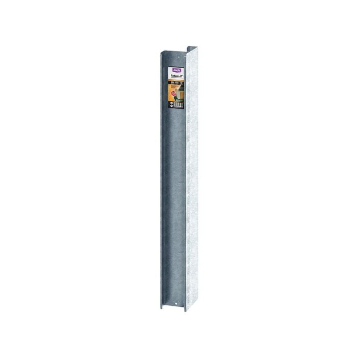 Jack 75 x 1100mm Galvanised Steel Retain It Corner Post Upright Sleeper - 1100mm