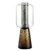 Nordhavn Replica Ensemble Table Lamp, 240v Modern Brown Glass Bedside Desk Light