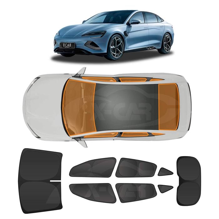 Window Sunshade Block Cover for BYD Seal 2023-Onwards Side Rear Windshield Sun Shades Privacy