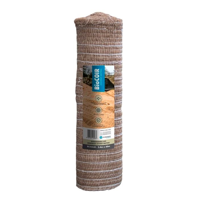 Strol 2.4 x 50m Coconut Fibre SmartMat Bio Matting