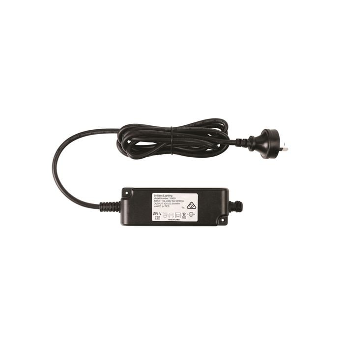 Brilliant Lighting 12V 60W DC LED D.I.Y. Universal Garden Transformer