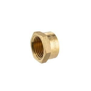 Brasshards 15mm Brass Threaded Cap LF