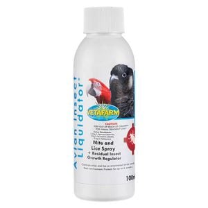Vetafarm Avian Insect Liquidator Concentrate Lice Mite Control For Birds 100ml